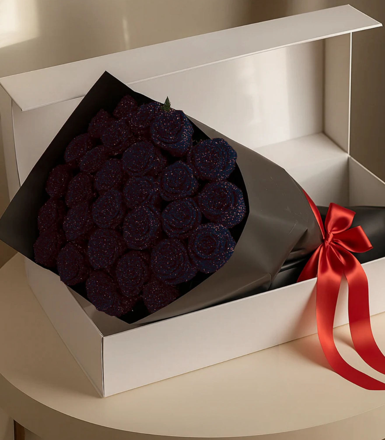 Amore Glitter Rose Arrangement