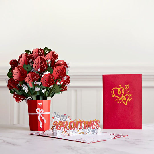 Red Rose Valentine’s Day Bundle Card