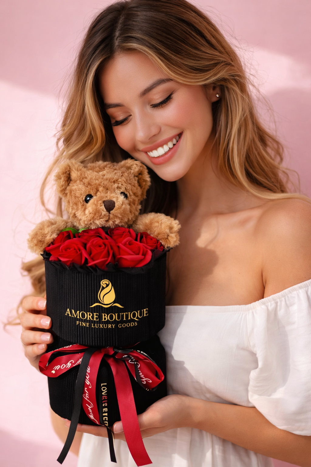 Amore Bear Bouquet