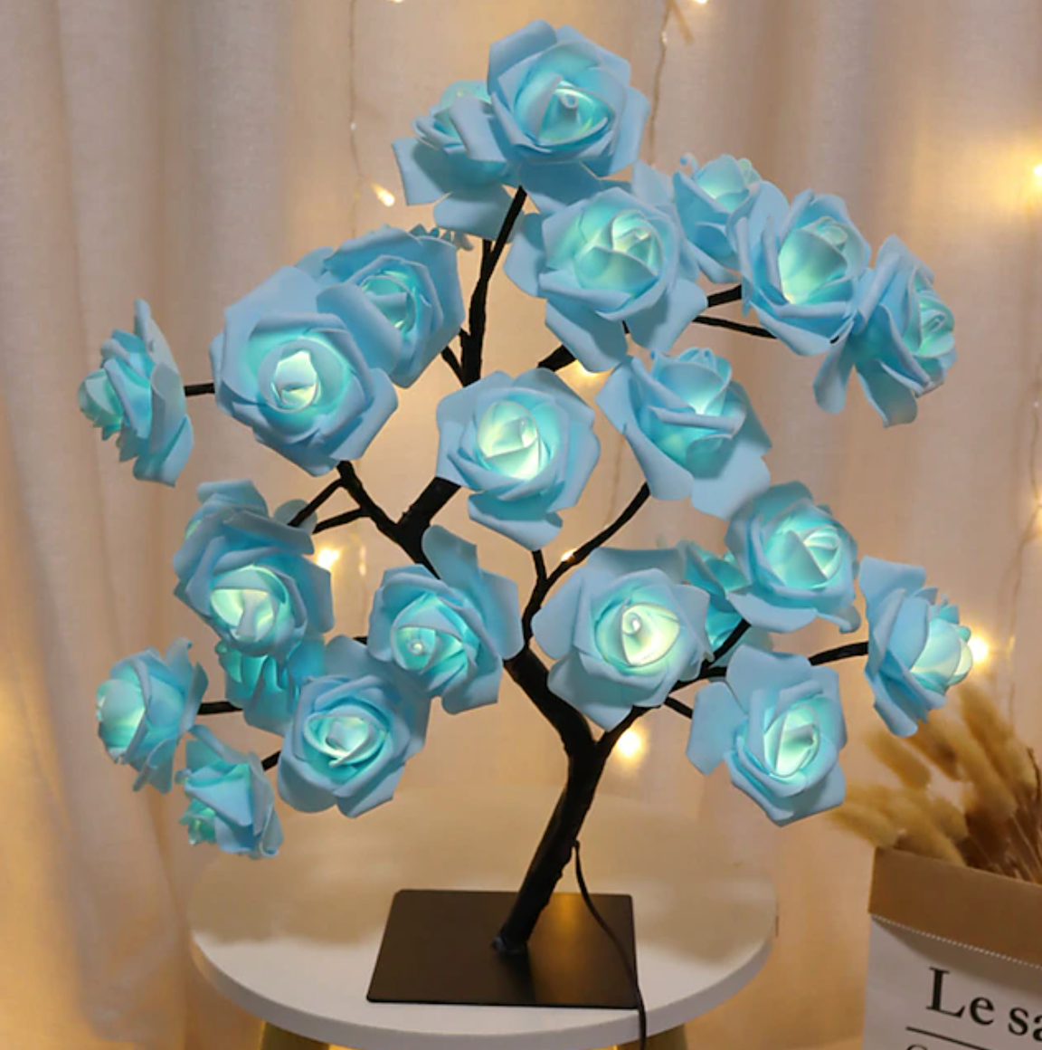 Amore LED Rose Flower Table Lamp